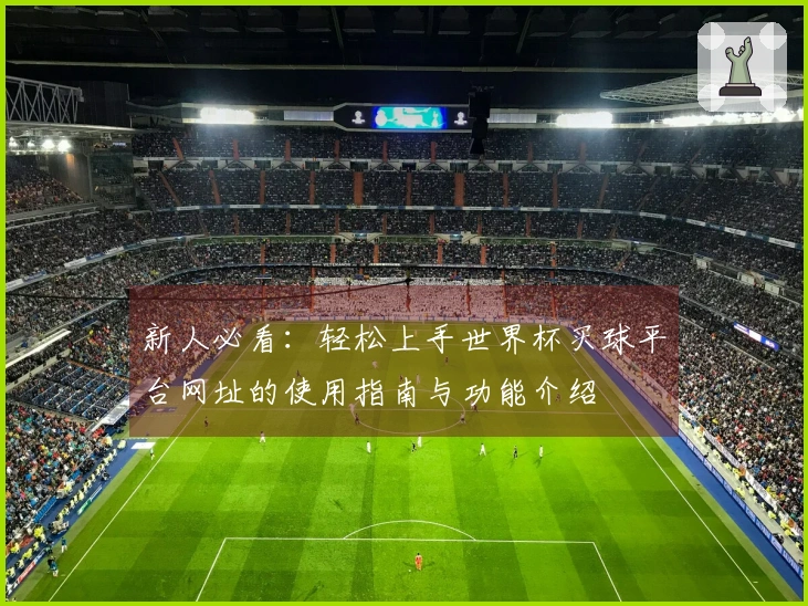新人必看：轻松上手世界杯买球平台网址的使用指南与功能介绍